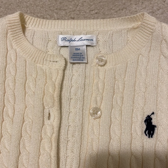 Ralph Lauren kid sweater, sz 18mths - Picture 2 of 3